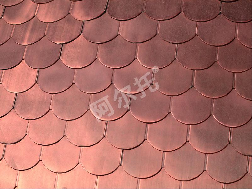 埃克斯紫銅系列-魚鱗型